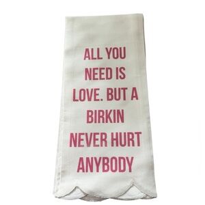 New! Funny Kitchen Towel - Love and Purse